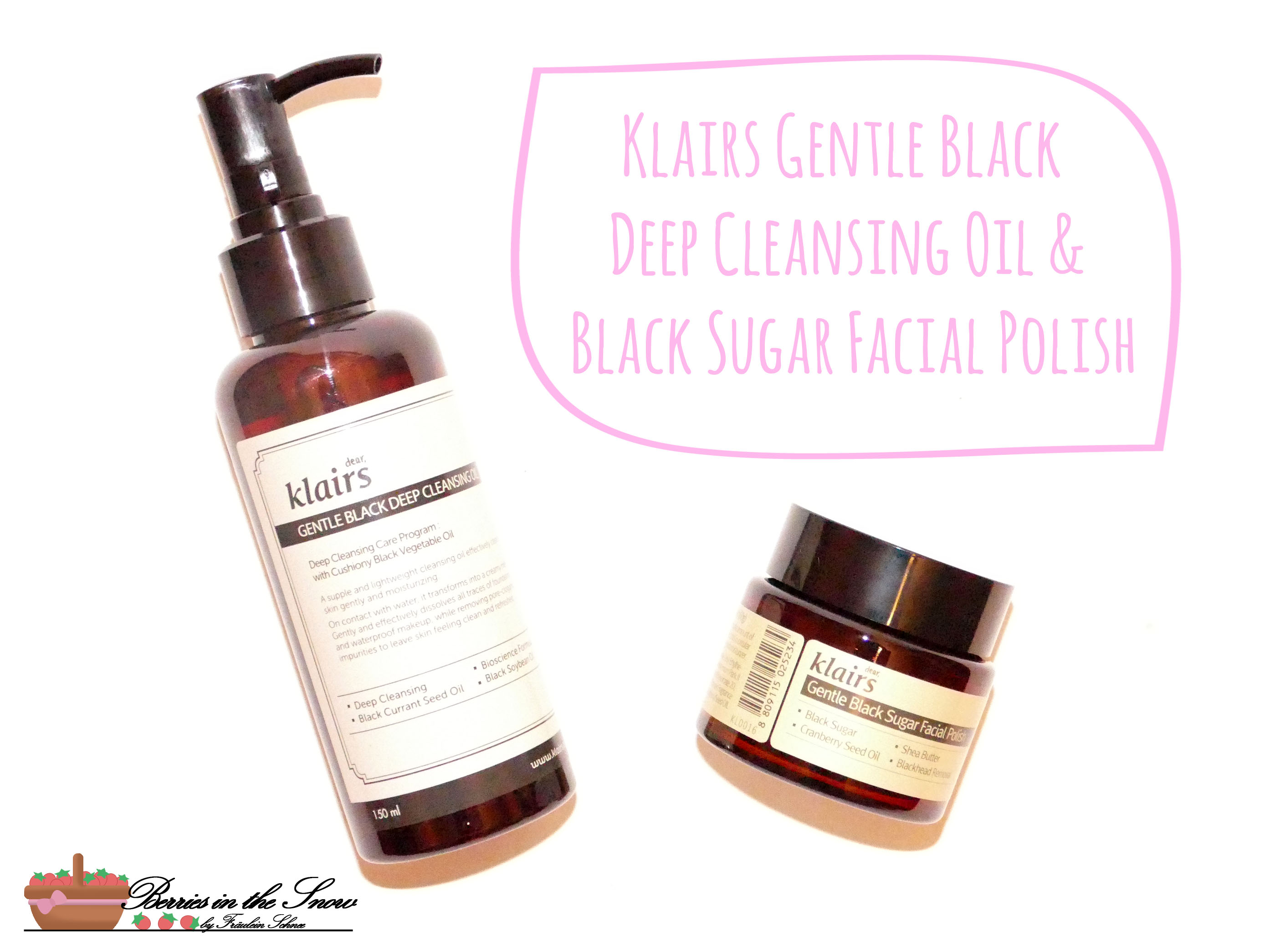 Facial deep cleansing oil products
