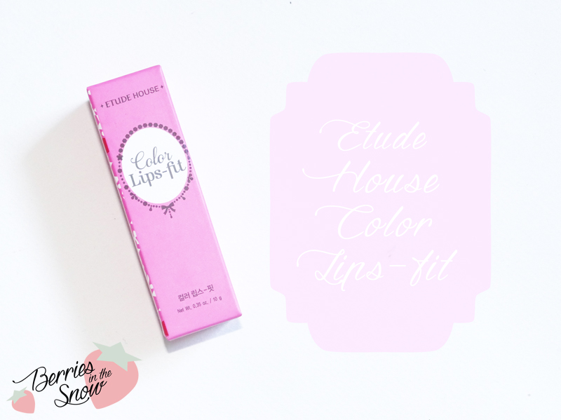 Review: Etude House Color Lips-fit | Berries in the Snow